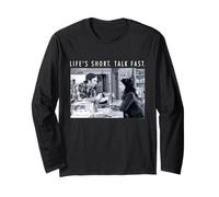 Gilmore Girls Life's Shirt. Talk Fast. Luke And Lorelai Maglia a Manica