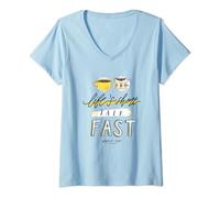 Gilmore Girls Life's Short Talk Fast Maglietta con Collo a V