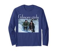 Gilmore Girls Lorelai And Luke in Snow Maglia a Manica