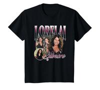 Gilmore Girls Lorelai Bootleg Maglietta, Bambini, Nero, 4 Anni