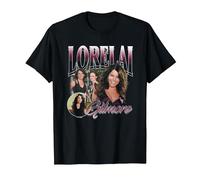 Gilmore Girls Lorelai Bootleg Maglietta, Uomo, Nero, S