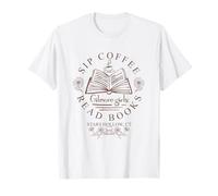 Gilmore Girls Sip Coffee Read Books Maglietta