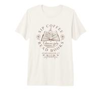 Gilmore Girls Sip Coffee Read Books Maglietta Premium