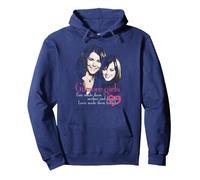 Gilmore Girls Title Felpa con Cappuccio, Unisex per Adulti, Navy, M