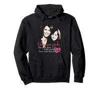 Gilmore Girls Title Felpa con Cappuccio, Unisex per Adulti, Nero, XL