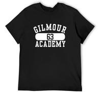 Gilmour Academy 63 Handsome Party Round Neck Alternative Simple T-Shirt Black L