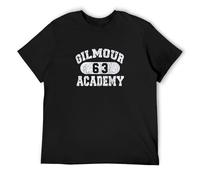 Gilmour Academy 63 - Rock Music 70'S Disco Unisex 100% Cotton Short-Sleeve T-Shirts Black XL