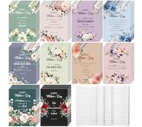 Gilprop 50 quaderni floreali cristiani per la festa della mamma Gesù Bibbia blocchi regali sfusi Scrittura religiosa preghiera diari ispiratori per mamma Chiesa membri cattolici amici della scuola