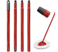 Gilt für Bastone mocio Vileda acciaio inox 4 sezioni, compatibile con mocio Vileda Turbo Smart, EasyWring, vileda lavapavimenti, ricambio Vileda Turbo Smart regolabile e salvaspazio