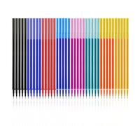 GILWUMO 40 Pezzi di Ricambi Cancellabili,Refill per Penna Gel Termosensibile,Compatibili con Legami,Altezza 13 cm,Punta 0.5 mm,Per Scuola,Ufficio e Vita Quotidiana,Multicolore