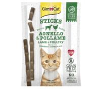 Gim Cat Snack Sticks Grain Free - Agnello e Pollame - 1° ORDINE? scegli lo sconto BZR5 / BZR20 + 200 punti fedeltà