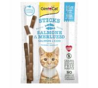 Gim Cat Snack Sticks Grain Free - Salmone e Merluzzo - 1° ORDINE? scegli lo sconto BZR5 / BZR20 + 200 punti fedeltà