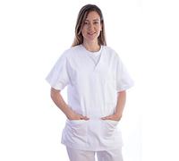 Gima 21435 Casacca, Cotone/Poliestere, Unisex, Taglia XL, Bianco