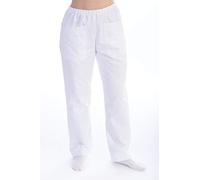 Gima - Pantalone da Divisa Ospedaliera, Cotone e Poliestere, Colore Bianco, con Elastico in Vita, 3 Tasche, Unisex, Taglia XS, per Dottori, Dentisti, Veterinari, Infermieri, Fisioterapisti