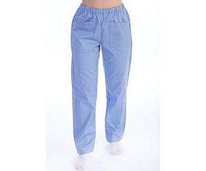 Gima 21511 Pantaloni, Cotone/Poliestere, Unisex, Taglia XS, Azzurro