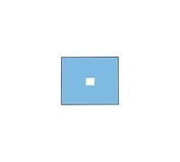GIMA 23623 Telo Chirurgico, 75 x 90 cm, con Foro Ø 10 cm, Confezione 75 pz