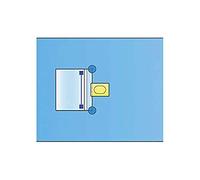 Gima 23634 Telo Chirurgico Oftalmico Tnt, Sterile, 80 x 100 cm, Confezione da 40