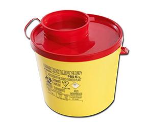 GIMA 25793 Contenitore Rifiuti Taglienti Linea Pbs, 5 Litri, 55 Pezzi