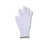 GIMA 25865 Guanti in Cotone, Bianco, 7, Confezione 10 Pezzi