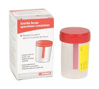 Gima 25997 Contenitore Feci, 60 ml, Scatola Singola, Sterile, Confezione da 100