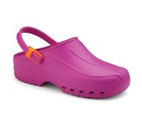 Gima - Zoccoli Professionali, Ultraleggeri, Anatomici E Antistatici Con Laccetto, Numero 39, Fucsia, 26228