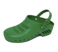 Gima 26481 Zoccoli Professionali, con Cinturino e Fori, 45-46, Verdi,