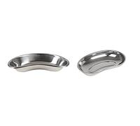 Gima 26583 Bacinella Inox, Bordo Alto, 309 x 149 x 59 mm & Gima 26610 Bacinella Inox, Bordo Basso, 207 x 128 x 33 mm