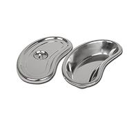 GIMA 26585 Bacinella Inox, Bordo Alto, con Coperchio, 247 x 122 x 43 m