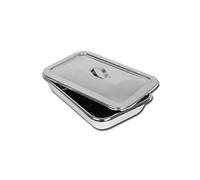 Gima Vassoio e coperchio Inox 26605 223 x 126 x 45 mm 1 pezzo