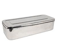 Gima 26657 Scatola Acciaio Inossidabile, 50 cm Lunghezza, 20 cm Larghezza, 10 cm Altezza