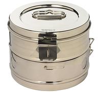 GIMA 26676 Drum Inox Ø 160 x H 120 mm, 1 Pezzo