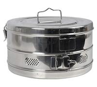 GIMA 26683 Drum Inox Ø 290 x H 160 mm, 1 Pezzo