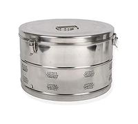 GIMA 26688 Drum Inox Ø 340 x H 240 mm, 1 Pezzo