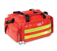 GIMA - Borsa emergenza in poliestere rivestita in tela cerata, capiente dalle dimensioni compatte, con ampi scomparti, rossa, 27166