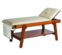 GIMA 27451 Lettino in Legno Firenze con Foro, Ciliegio, 1 Pezzo