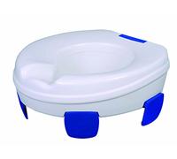 Gima 27756 Clipper II - Rialzo morbido per WC con ganci di fissaggio