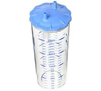 Gima 28294 Vaso Autoclavabile per Sacche Monouso con Coperchio, 2000 ml