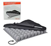 Gima 28544 Cuscino ad Aria, con Fodera, Antidecubito, con Pompa e Kit di Riparazione, 40 x 40 x 6 cm