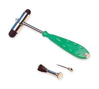 Gima - Martello Neurologico, Buck Gima 2000, Senza Lattice, Colore Verde, Manico in Plastica e Acciaio Inox, Dotato di Ago e Agesimetro, Dispositivo medico Classe I