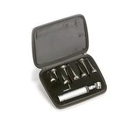 Gima - Set otoscopio veterinaria xenon-alogeno in plastica, 8 speculum autoclavabili con diametro da 2.5 a 9 mm, 31422