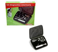 Gima - Set diagnostica veterinaria xenon-alogeno, 8 speculum autoclavabili in metallo con diametri da 4 a 9.4 mm, 31425