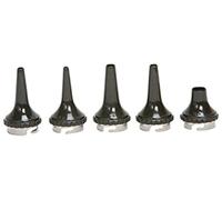 Gima 31451 Set Cannule, Autoclavabili, Plastica, Confezione da 5, Nero