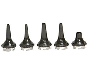 Gima 31451 Set Cannule, Autoclavabili, Plastica, Confezione da 5, Nero