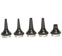 Gima 31451 Set Cannule, Autoclavabili, Plastica, Confezione da 5, Nero - NUOVO