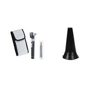 GIMA 31524 Otoscopio, 2.5V, luce alogena allo xeno, sacchetto + 31488 Mini Specu