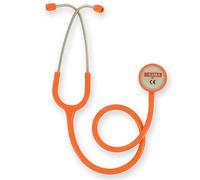 Gima 32532 - Stesoscopio Duofono Classic, Lira Colore Arancione, Littmann Style, Adulti, Stetoscopio Professionale