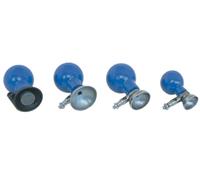 Gima 33365 Set 6 Elettrodi Precordiali, Ø 24 mm, Contatti in Argento