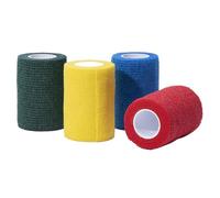 Gima 34740 Benda Elastica Coesiva Tnt, 4.5m x 7.5 cm, Mix 5 Colori