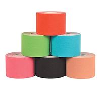Gima Taping kinesiologia 34752 – 5 m x 5 cm, confezione 6 pezzi, mix 6 colori