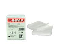 Gima 35011 Compressa Garza, Tessuto Non Tessuto, 4 Strati, 7.5 x 7.5 cm, Confezione da 1000